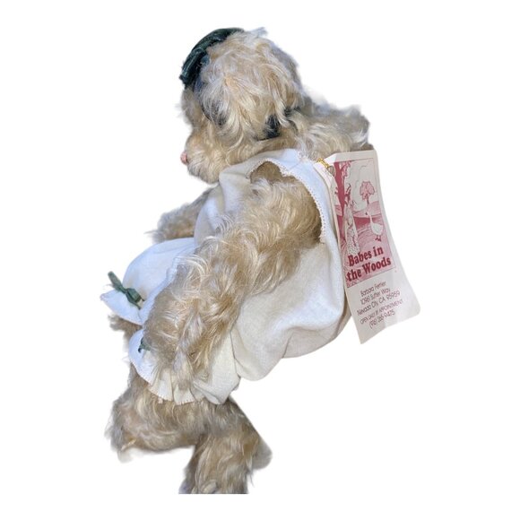 Silly Sally Handmade Mohair Teddy Bear 1993 Babes In The Woods Collectible Stuff - Picture 6 of 11